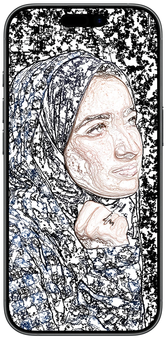 Photogenesis running on an iPhone
